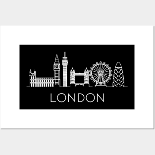 London Skyline Posters and Art